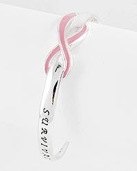 Bracelet - Survivor Pink Ribbon 