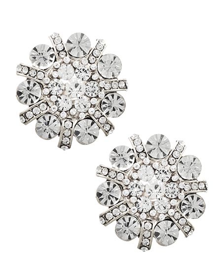 Horse Show Clip Earrings Clear 1 2