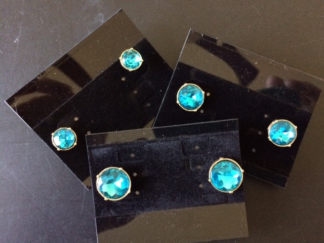 Horse Show Earring - Aqua