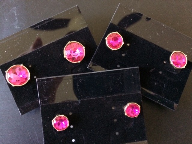 Horse Show Earring - Hot Pink