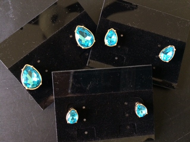 Horse Show Earring - Aqua