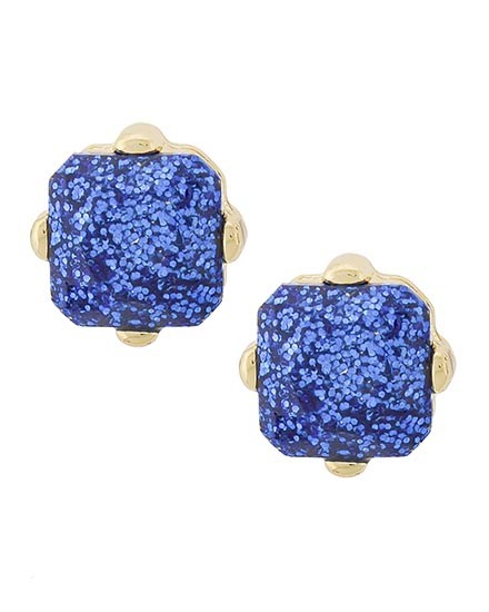 Horse Show Post Earrings - ROYAL 1/2"