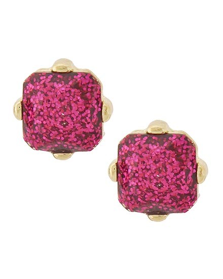 Horse Show Post Earrings - PINK 1/2"