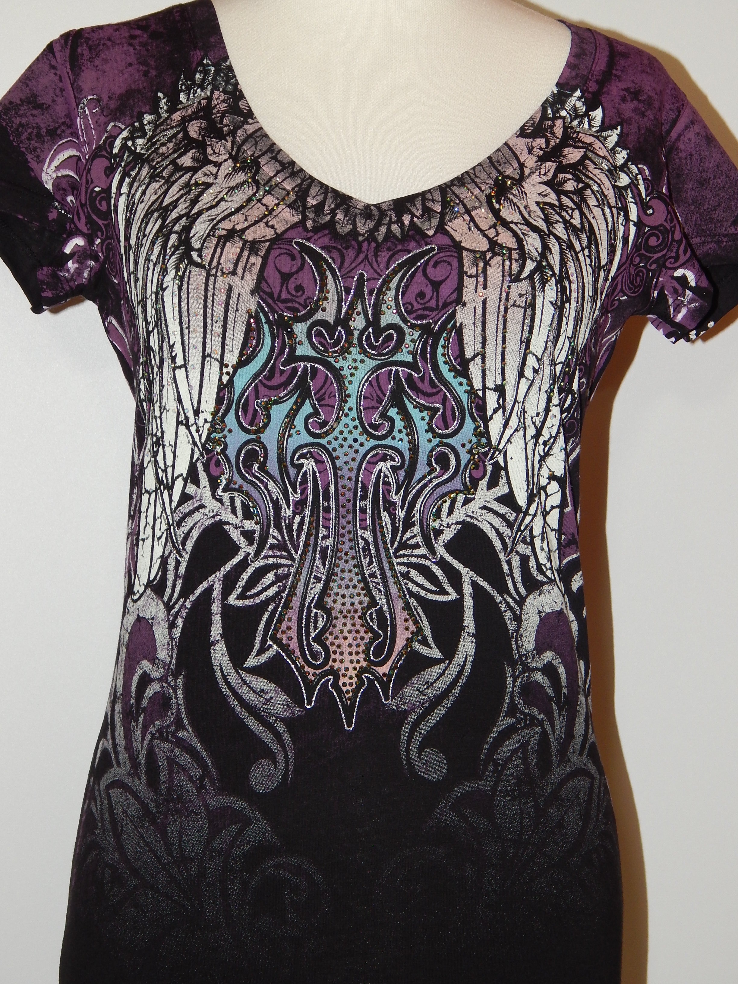 Angels & Diamonds T- Shirt - Fractured Angel