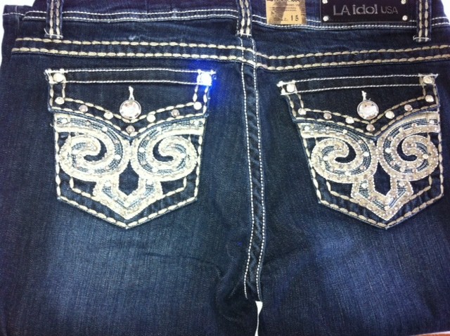 LA Idol Bling Jeans - Dark Wash