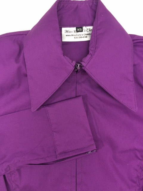 Miss Karla's Closet Fitted Show Shirt - Light Purple