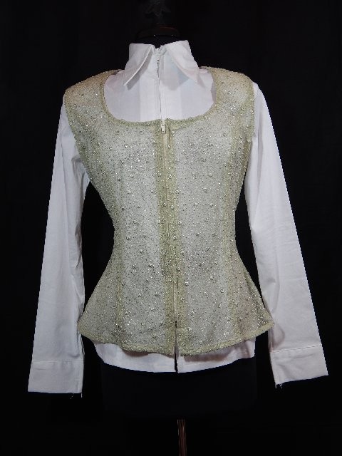 MKC Lace Vest - Ice Shimmer Straight