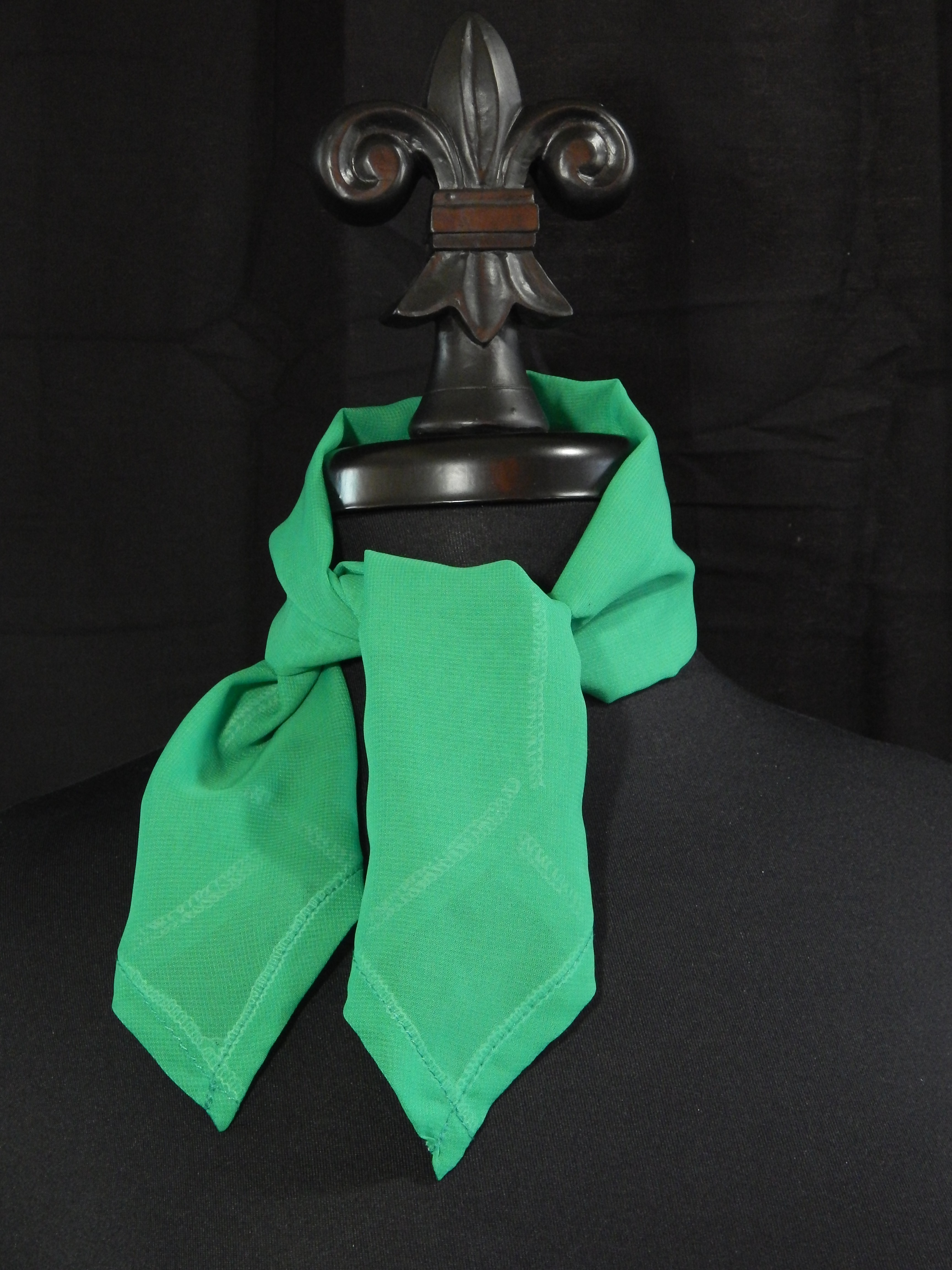 Solid Horse Show Scarf - Sheer Emerald