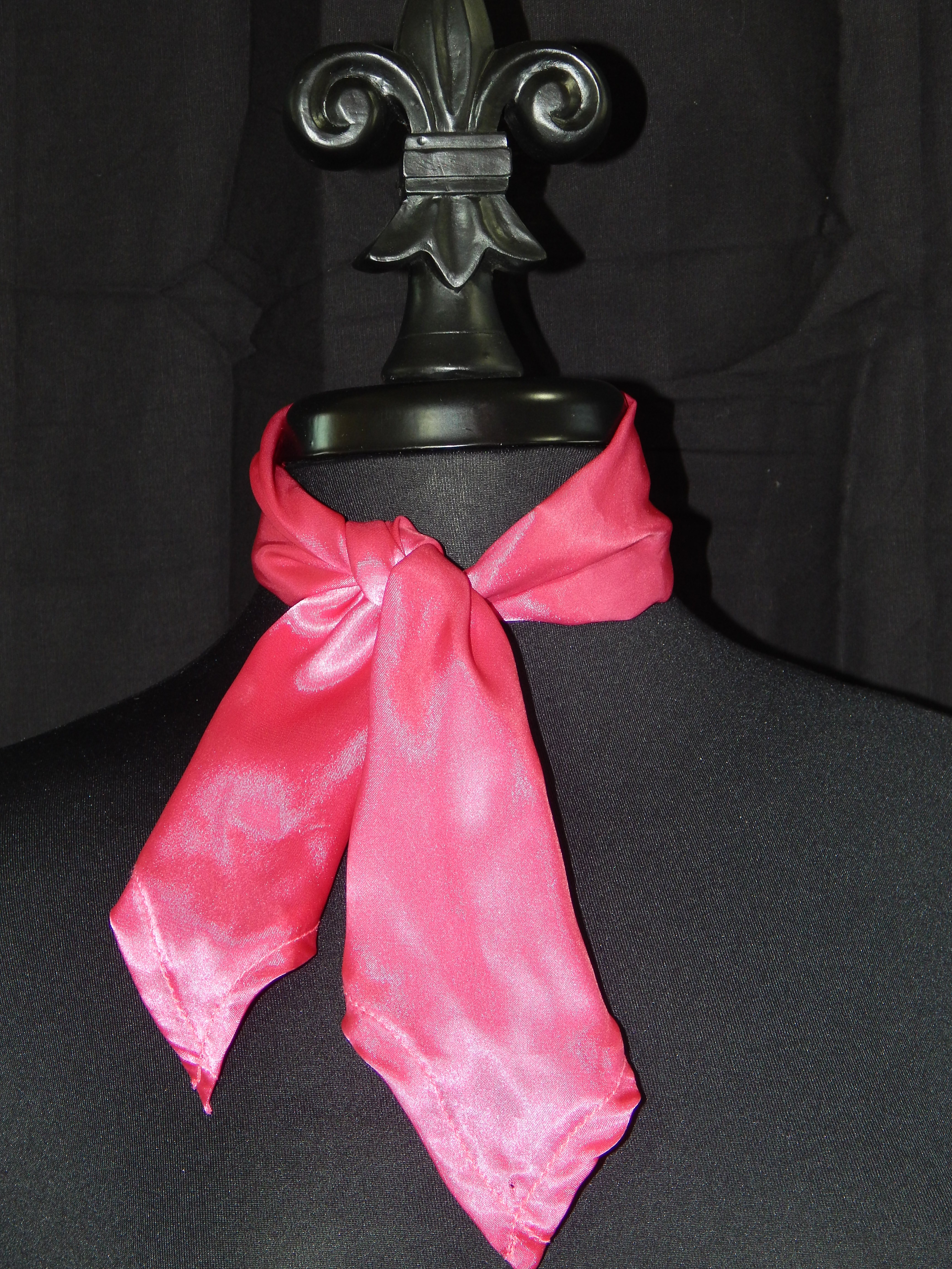 Solid Horse Show Scarf - Fuchsia