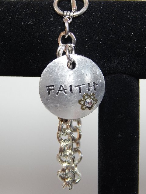"Faith" Charm Bracelet