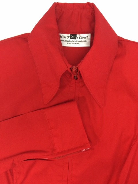 Miss Karla's Closet Fitted Show Shirt - Red