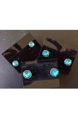 Horse Show Earring - Aqua