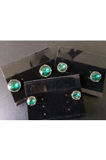 Horse Show Earring - Emerald