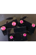Horse Show Earring - Hot Pink