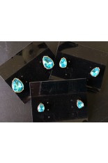 Horse Show Earring - Aqua