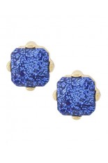 Horse Show Post Earrings - ROYAL 1/2"