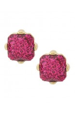 Horse Show Post Earrings - PINK 1/2"
