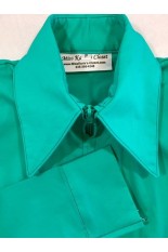Miss Karla's Closet Fitted Show Shirt - Dark Mint  