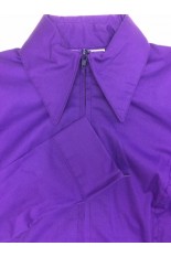 Miss Karla's Closet Fitted Show  Shirt - Dark Purple