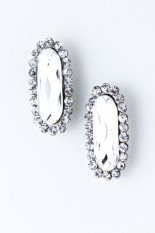 Horse Show Post Earrings - Clear