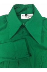 Miss Karla's Closet Fitted Show Shirt - Emerald Green