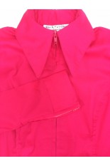 Miss Karla's Closet Fitted Show Shirt - Hot Pink