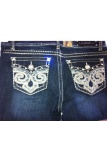 LA Idol Bling Jeans - Dark Wash