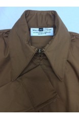Miss Karla's Closet  Fitted Show Shirt - Light Brown