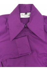 Miss Karla's Closet Fitted Show Shirt - Light Purple