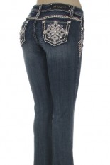 LA Idol Bling Jeans - Rhinestone