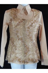 MKC Lace Horse Show Vest - Taupe