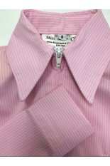 MKC Youth Fitted Show Shirt - Pink and White