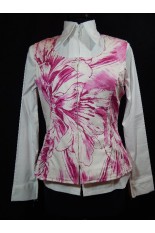 MKC Poly Cotton Vest - Pink and White Floral