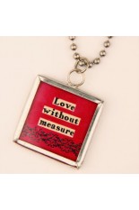 Love without Measure Tag Necklace