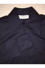 Miss Karla's Closet Fitted Show Shirt - Navy  