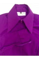 Miss Karla's Closet Fitted Show Shirt - Plum