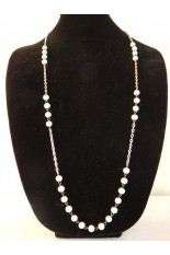 Single Strand Pearl Bead Necklace