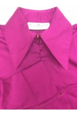 Miss Karla's Closet Fitted Show Shirt - Raspberry