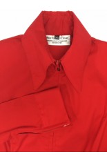 Miss Karla's Closet Fitted Show Shirt - Red