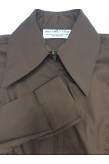 Miss Karla's Closet Fitted Show Shirt - Tobacco